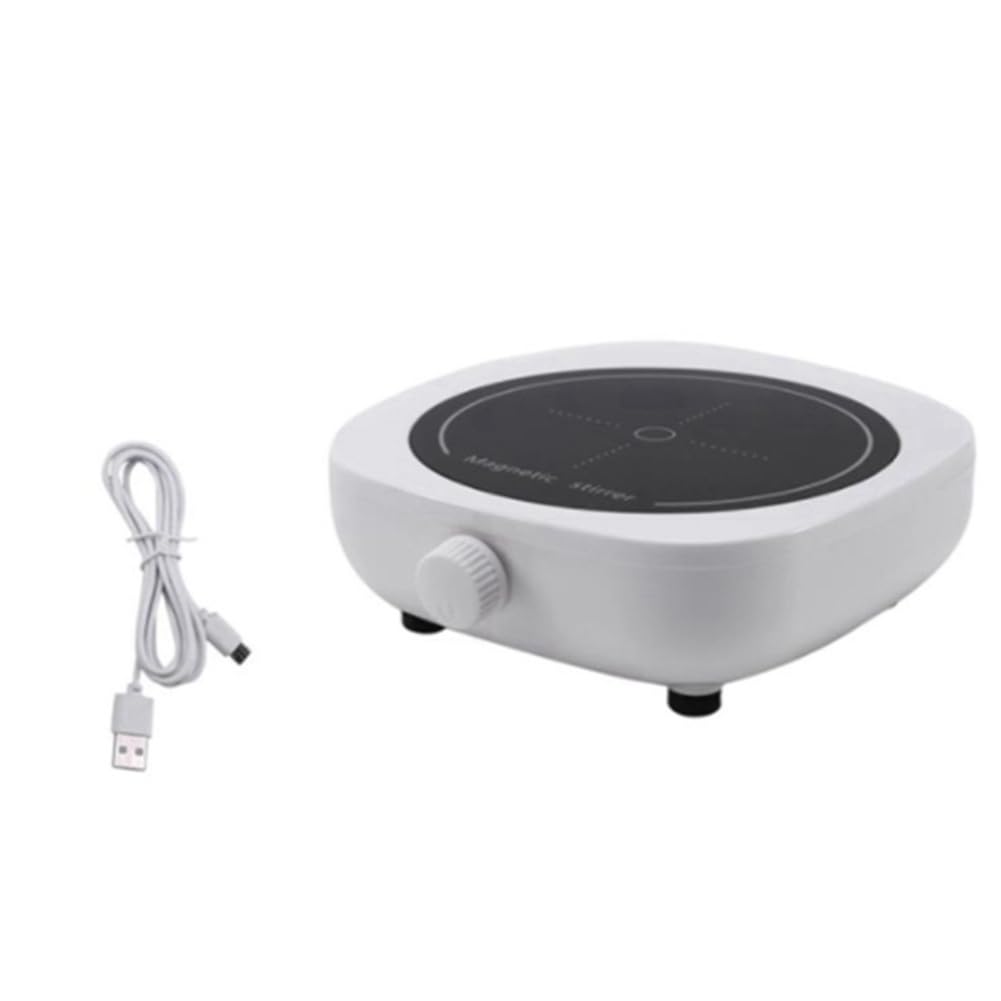 Haskoss Magnetic Stirrer Magnetic Mixer Mini Lab Stir Mixer Portable Stirrer Plate for Laboratory