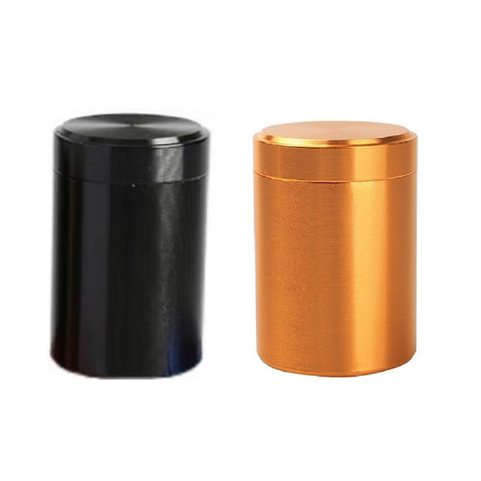 2 Pack Portable Storage Jar,Airtight Smell Proof Container,Stash Jar,Multipurpose Container for Spices,Coffee & Teas (Style 1, Pack of One)